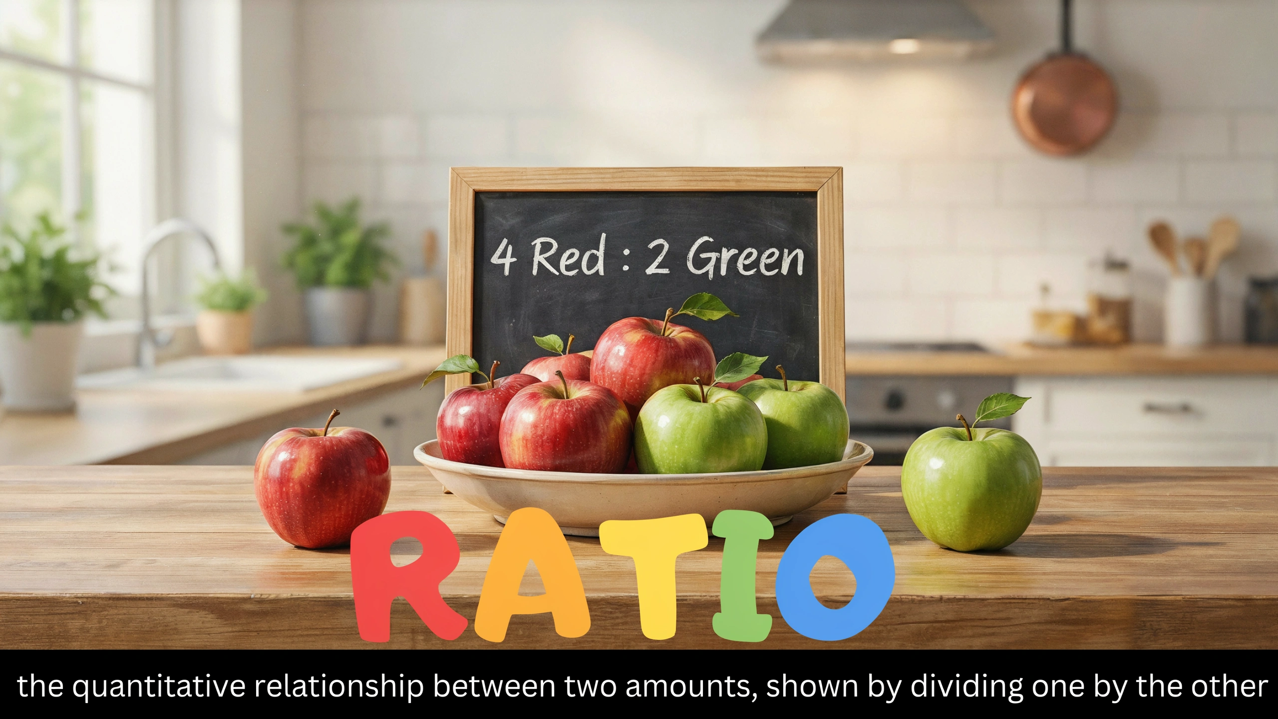 English Illustration for ratio